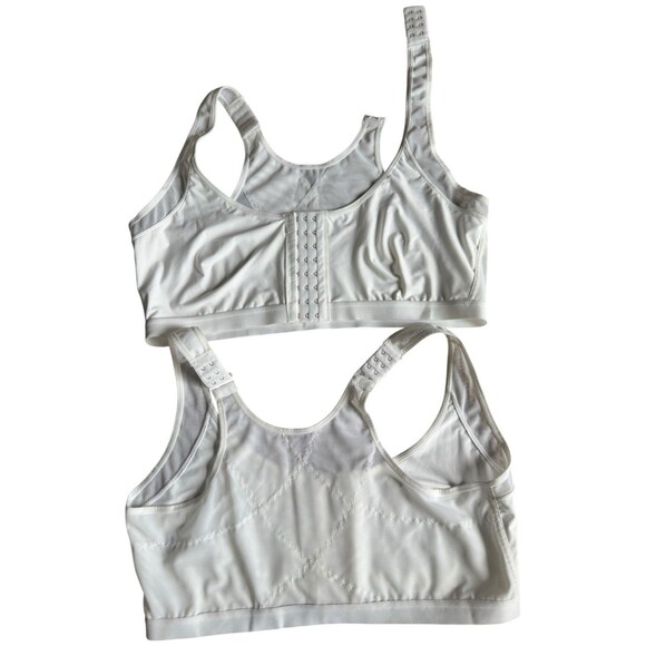 Front Closure Bra 4XL Set Of 2 Wire Free Posture Support Back Shoulder - Picture 8 of 16